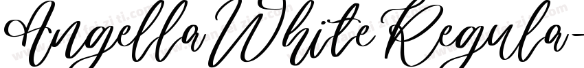 Angella White Regula字体转换